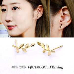 14k/18k 포인트 귀걸이 gold 세아플